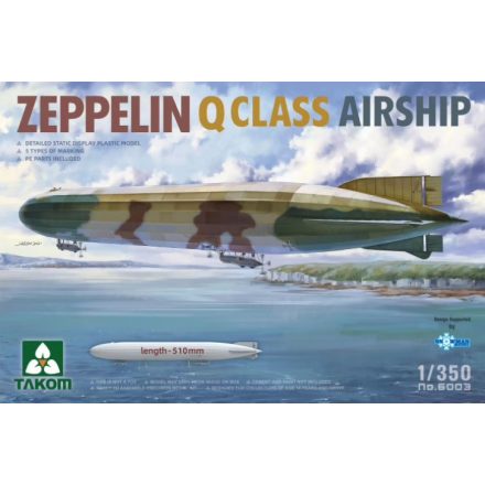 Takom Zeppelin Q Class Airship makett
