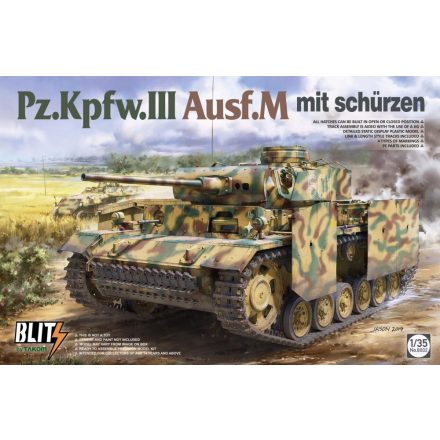 Takom Pz.Kpfw.III Ausf.M mit Schürzen makett