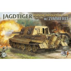   Takom Jagdtiger Sd.Kfz. 186 Porsche production type w/Zimmerit makett
