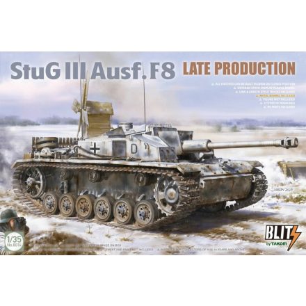 Takom Stug III Ausf.F8 Late Production makett