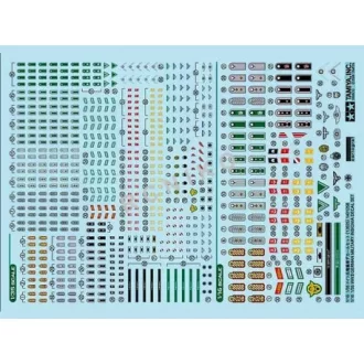 Tamiya 1/16 1/35 WWII German Insignia - makettmatrica