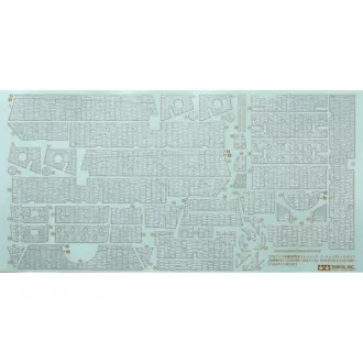 Tamiya Zimmerit Coating Sheet Elefant - zimmerit bevonatlap