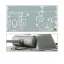 Tamiya Zimmerit Coating Sheet for Panther Ausf. G Early Production - zimmerit bevonatlap