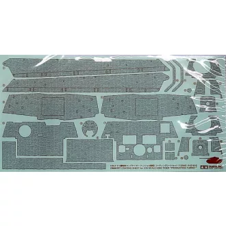  Tamiya Zimmerit Coating Sheet-King Tiger Production Turret - zimmerit bevonatlap
