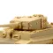 Tamiya Zimmerit Coating Sheet - Tiger I Late Production - zimmerit bevonatlap