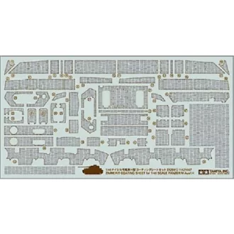   Tamiya Zimmerit Coating Sheet - Panzer IV - zimmerit bevonatlap