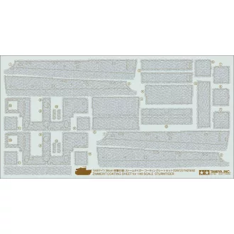   Tamiya Sturmtiger Zimmerit Coating Sheet - zimmerit bevonatlap