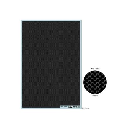 Tamiya Print Carbon Pattern Decal Set - Plain Weave/Fine