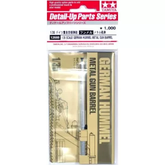 Tamiya German Hummel Metal Gun Barrel - fém lövegcső