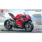 Tamiya Ducati Superleggera V4 With Racing Kit makett