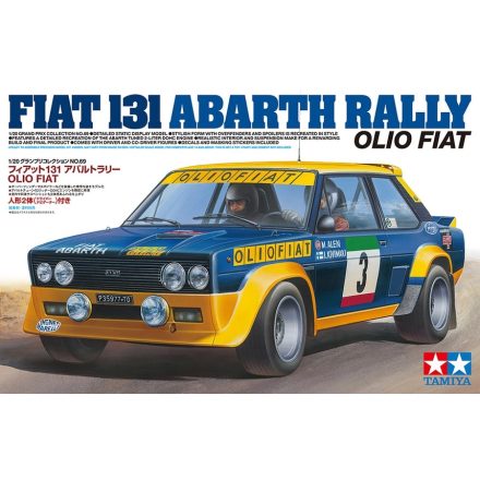 Tamiya Fiat 131 Abarth Rally Olio makett
