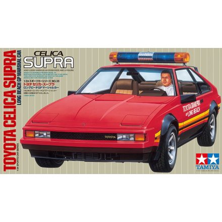 Tamiya Toyota Celica Supra Long Beach GP Marshal Car makett