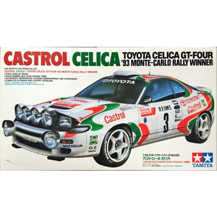 Tamiya Castrol Toyota Celica GT-4 1993 Monte-Carlo Winner makett
