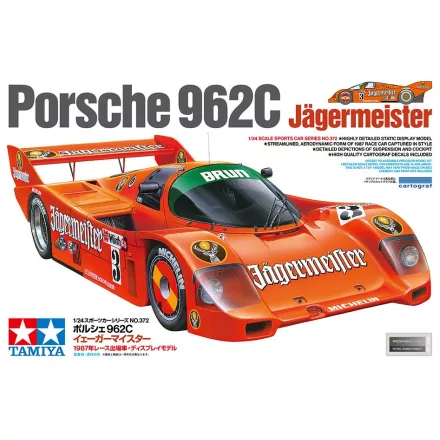Tamiya Porsche 962C Jagermeister makett