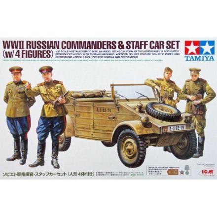 Tamiya Russian Commanders Staff Car - w/4 Figures makett