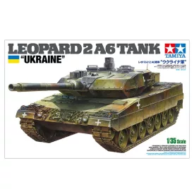 Tamiya Leopard 2A6 Tank "Ukraine" makett