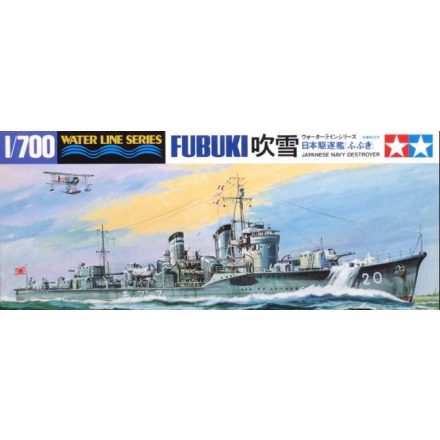 Tamiya IJN JAPANESE NAVY DESTROYER FUBUKI makett