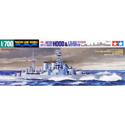 Tamiya British Navy Hood & E-Class Destroyer makett