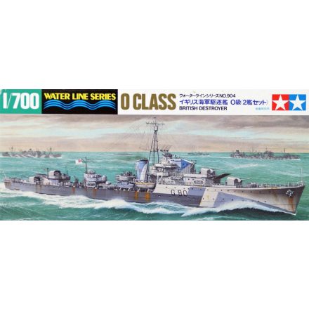 Tamiya BRITISH DESTROYER O CLASS makett