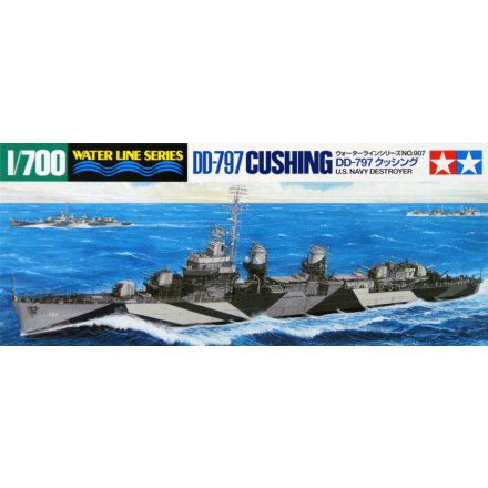 Tamiya US NAVY DESTROYER DD-797 CUSHING makett