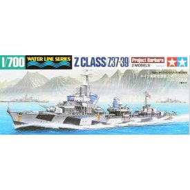 Tamiya GERMAN Z CLASS (Z37-39) PROJECT BARBARA makett