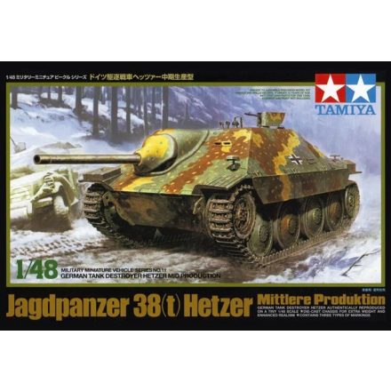 Tamiya Jagdpanzer 38(t) Hetzer Mid. makett