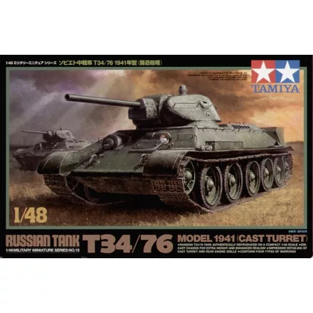 Tamiya Russian Tank T-34/76 Model 1941 Cast Turret makett