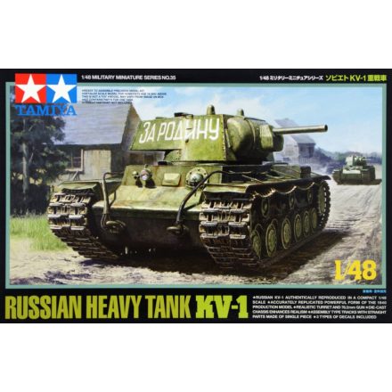 Tamiya Russian Heavy Tank KV-1 makett