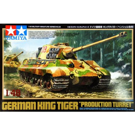 Tamiya German King Tiger Production Turret makett