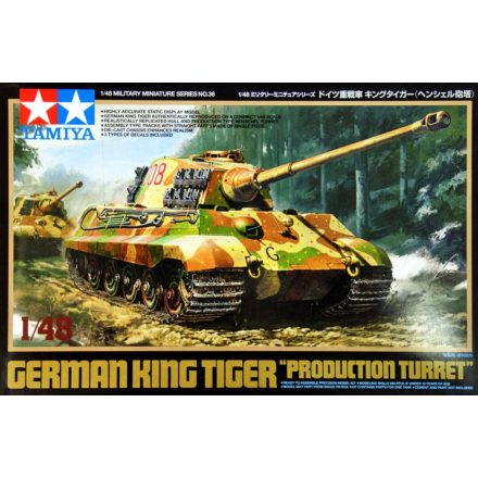 Tamiya German King Tiger Production Turret makett