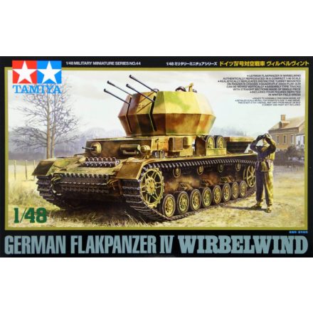 Tamiya German Flakpanzer IV Wirbelwind makett