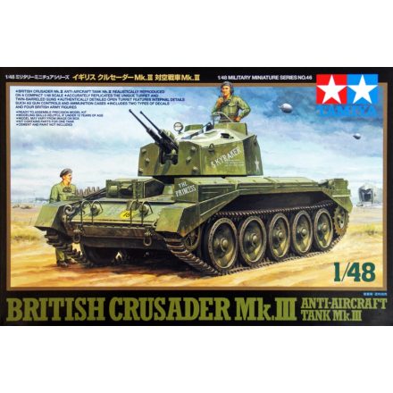 Tamiya British Crusader Mk.III w/ 4 figures makett