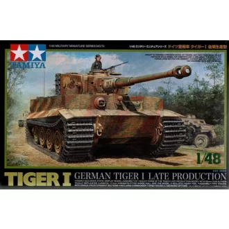 Tamiya German Tiger I late production - harcjármű makett
