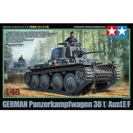 Tamiya German Panzerkampfwagen 38(t) Ausf.E/F makett
