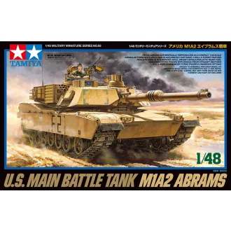 Tamiya US Main Battle Tank M1A2 Abrams harcjármű makett