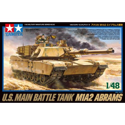 Tamiya US Main Battle Tank M1A2 Abrams makett