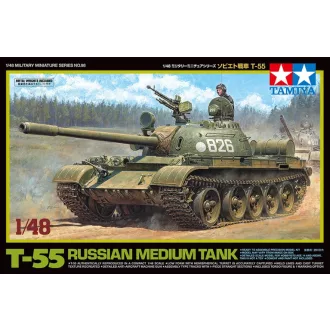 Tamiya Russian Medium Tank T-55 - harcjármű makett