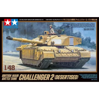   Tamiya British Main Battle Tank Challenger 2 (Desertised) - harcjármű makett