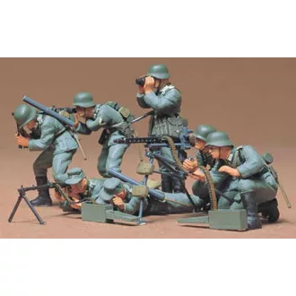 Tamiya German Machine Gun Troops - katonai figura makett