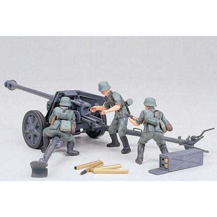 Tamiya German 75mm Anti Tank Gun makett