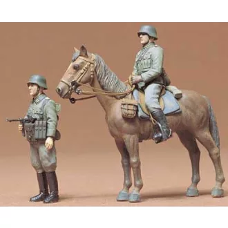 Tamiya German Mounted Inf. - katonai figura makett