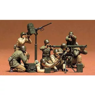 Tamiya US Gun and Mortar Team - katonai figura makett