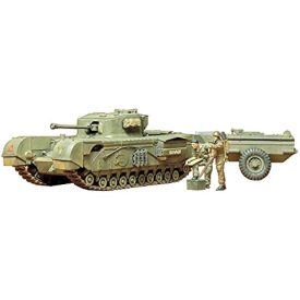 Tamiya Churchill Crocodile makett