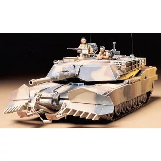 Tamiya M1A1 Abrams with Mine Plow - harcjármű makett
