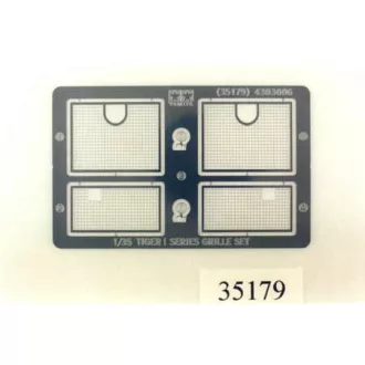   Tamiya Tiger I Etched Grille Set - fotómaratott feljavító készlet