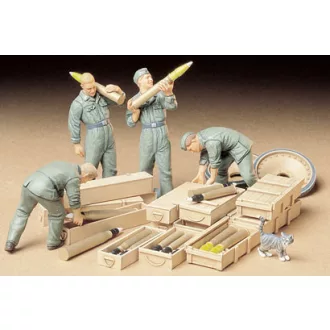   Tamiya German Tank Ammo-Loading Crew Set - katonai figura makett