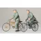 Tamiya German Soldiers with Bicycles - katonai figura makett