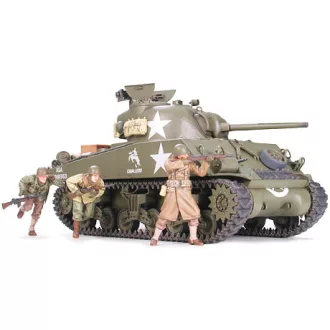   Tamiya US Medium Tank M4A3 Sherman 75mm Gun Late Production - harcjármű makett