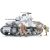 Tamiya M4A3 Sherman Howitzer makett