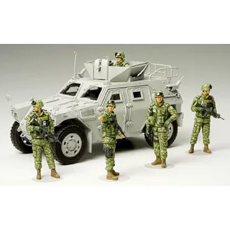   Tamiya JGSDF Assistance Team - Iraq Humanitarian - katonai figura makett